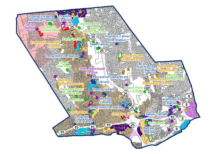 Map Of Trumbull Mall Walden Geographic